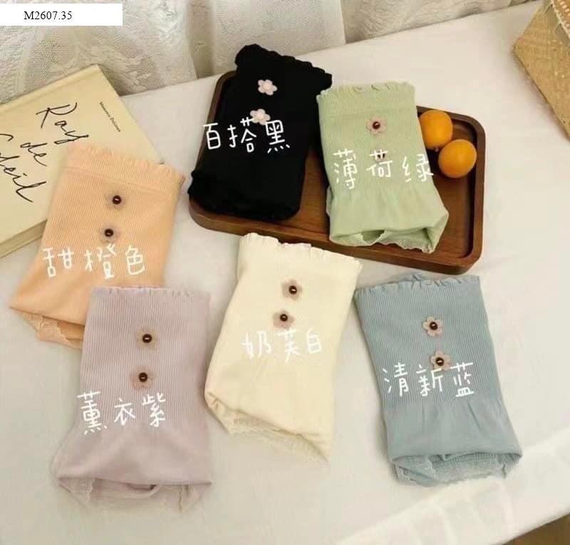 SET 6C QUẦN LÓT COTTON NỮ CẠP CAO