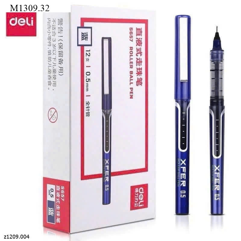 HỘP 12 BÚT NƯỚC DELI 0.5MM