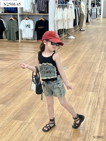 ÁO SÁT NÁCH PHỐI SHORT JEAN