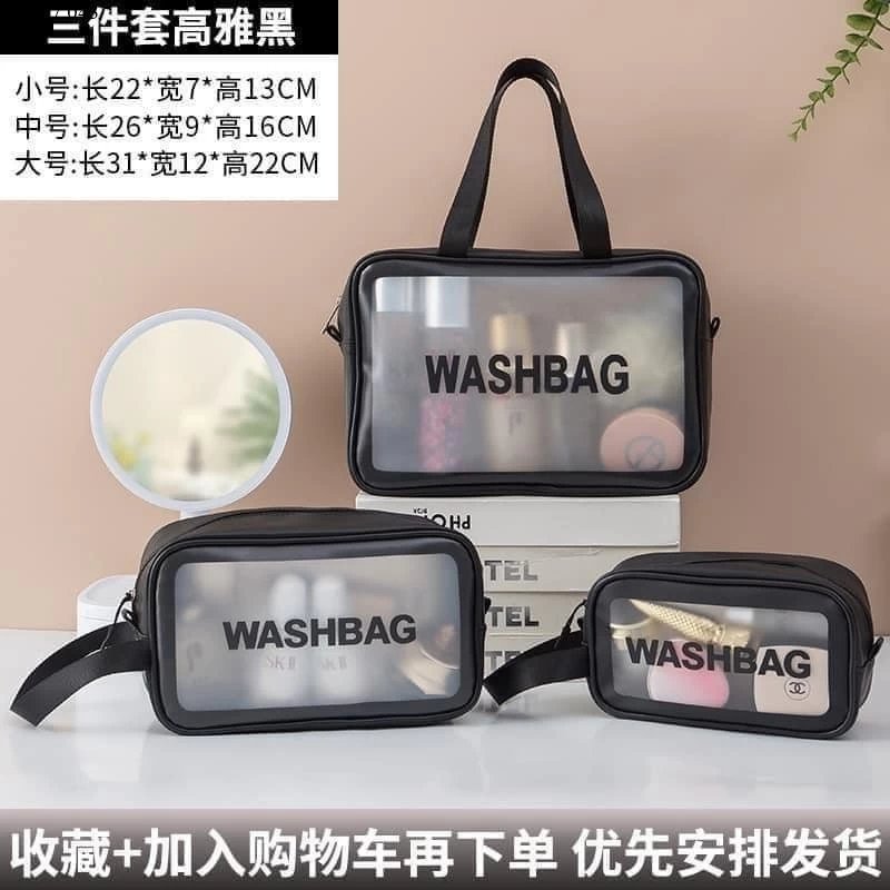 SET 3 TÚI WASHBAG  ĐỰNG MỸ PHẨM