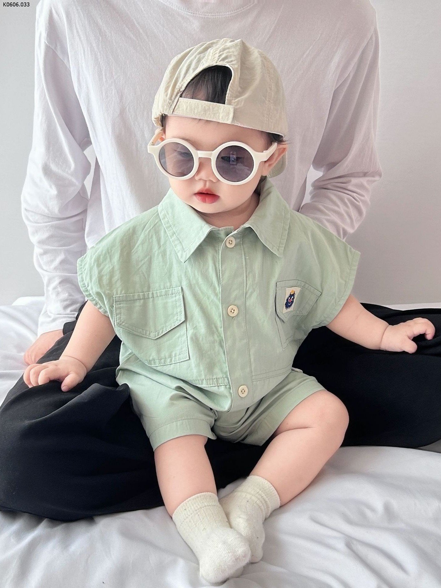 JUMPSUIT ĐÙI CỌC TAY CHO BÉ