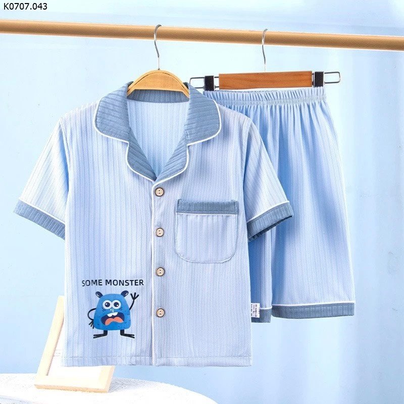 BỘ PIJAMA CỘC TAY CHO BÉ