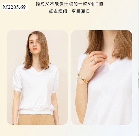 ÁO CỘC TAY CỔ TIM CANVAUS - Sẵn mầu tím sz XL đăng kèm ảnh thật)