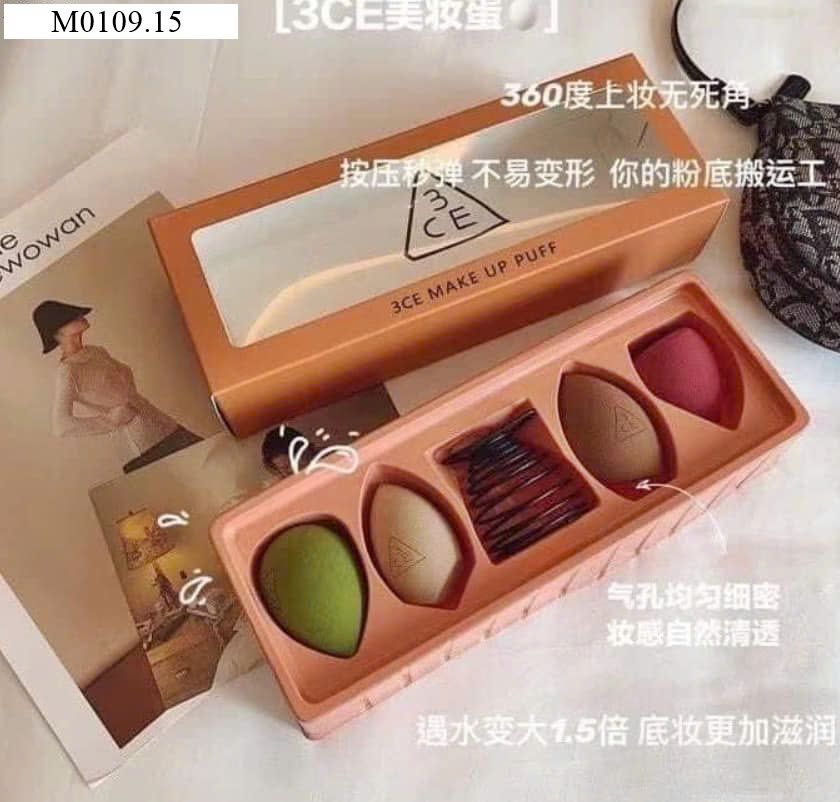 SET MÚT MAKEUP NHÀ 3CE