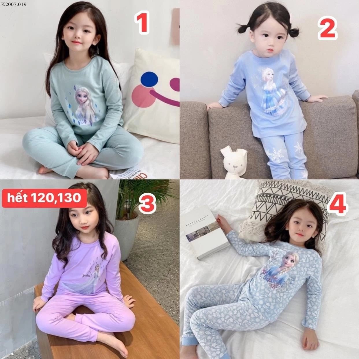 BỘ NGỦ DÀI TAY HỌA TIẾT ELSA