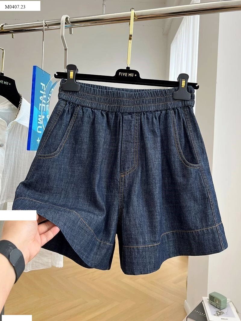 QUẦN SHORT DENIM NỮ CAO CHUN