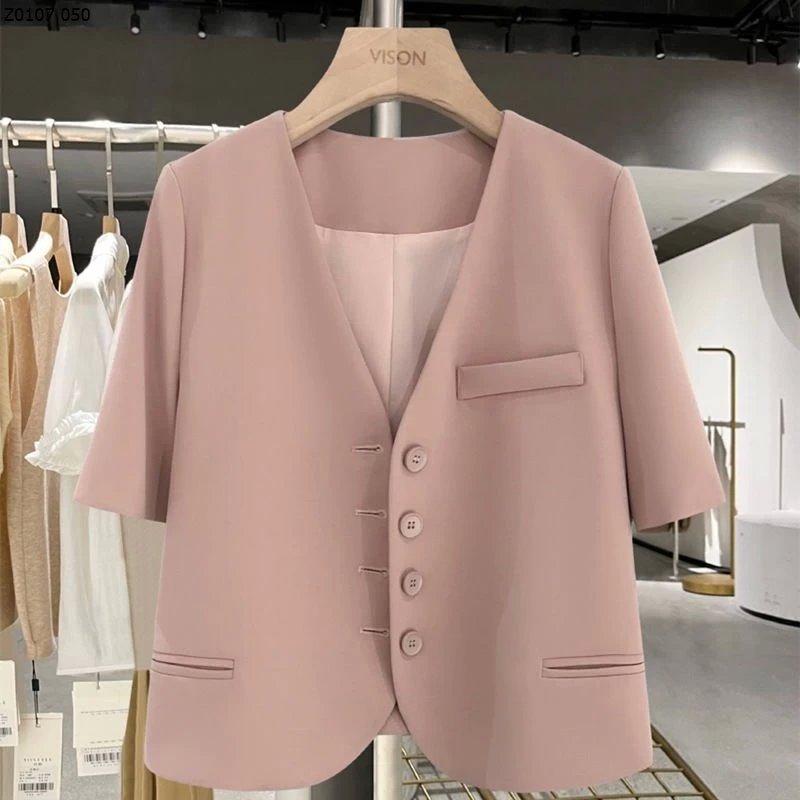 ÁO BLAZER CỘC TAY