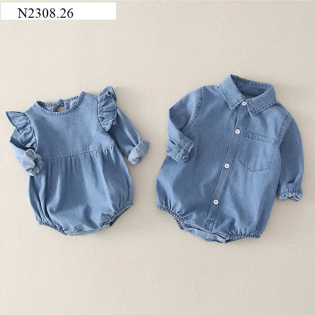 SET BODY SUIT DENIM