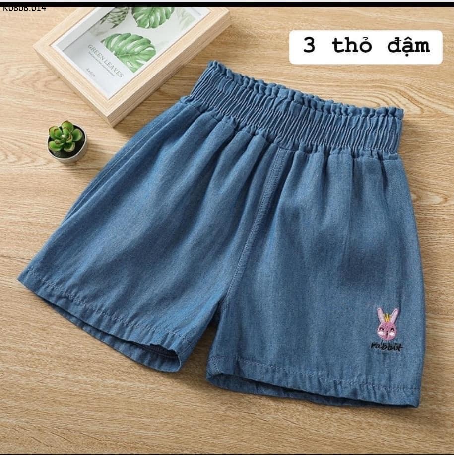 QUẦN SHORT JEAN GIẤY TRẺ EM