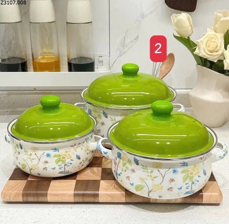 SET BỘ 3 NỒI NẤM TAI VỊT VÀNG