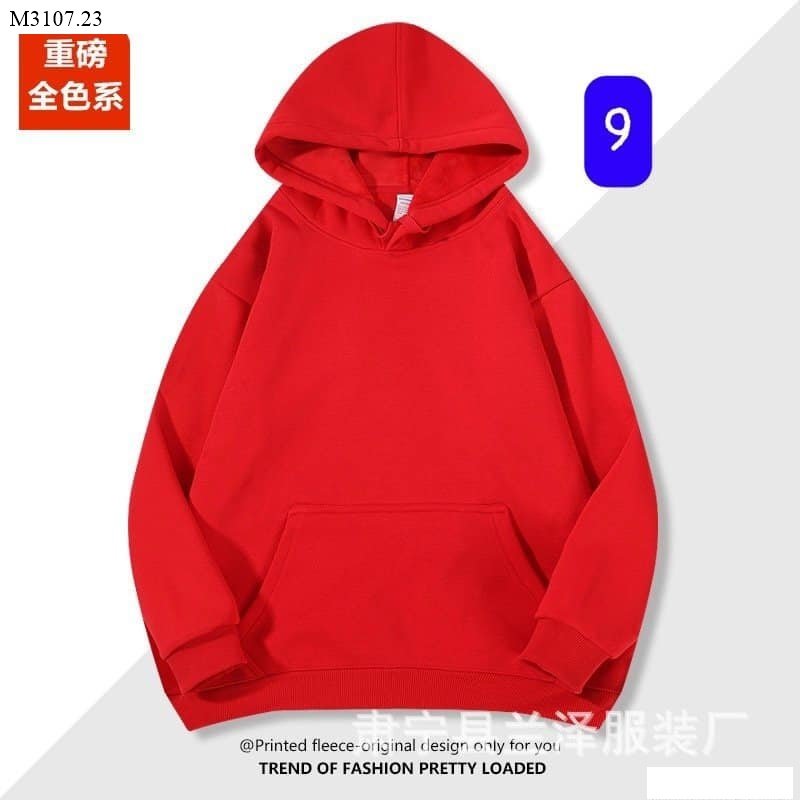 ÁO NỈ HOODIE TRƠN