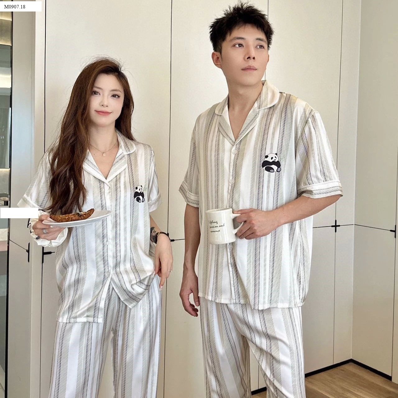 BỘ PIJAMA NAM NỮ