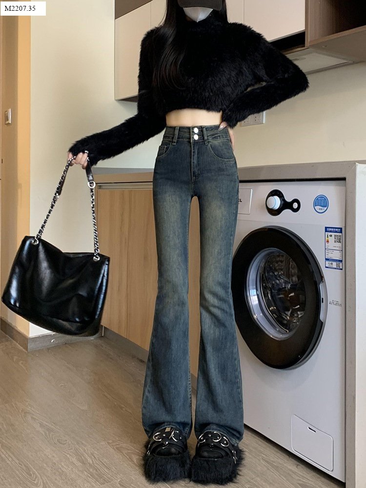 QUẦN JEANS ỐNG LOE