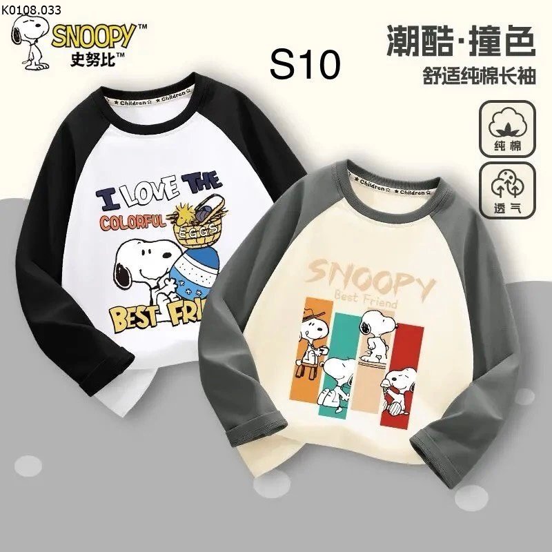 SET 2 ÁO THU ĐÔNG SNOOPY SIZE ĐẠI