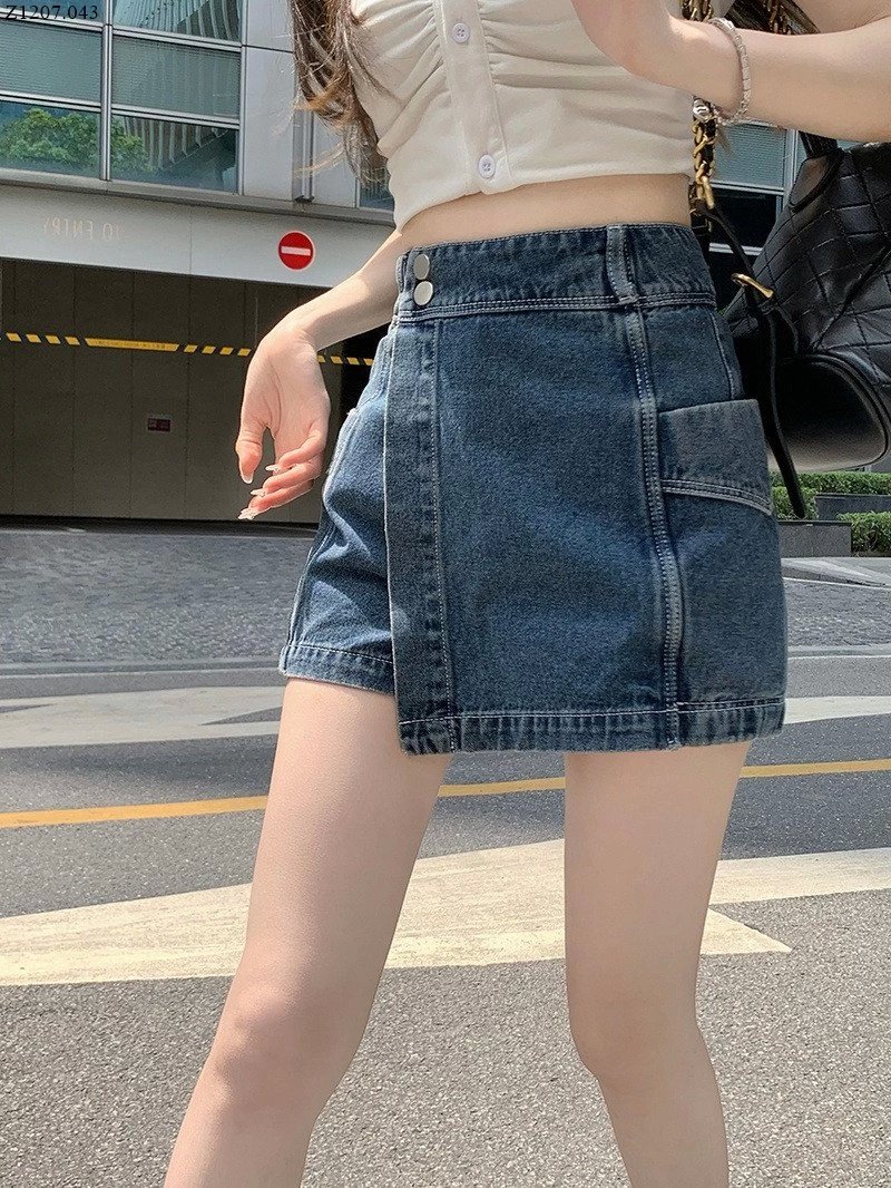 QUẦN SHORT JEAN GIẢ VÁY