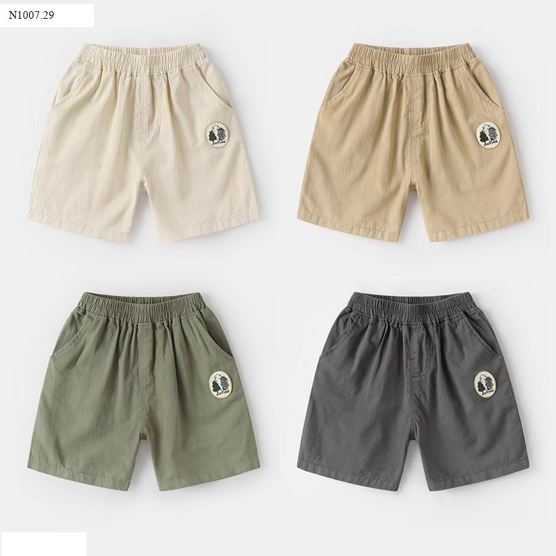 QUẦN SHORT COTTON BÉ TRAI