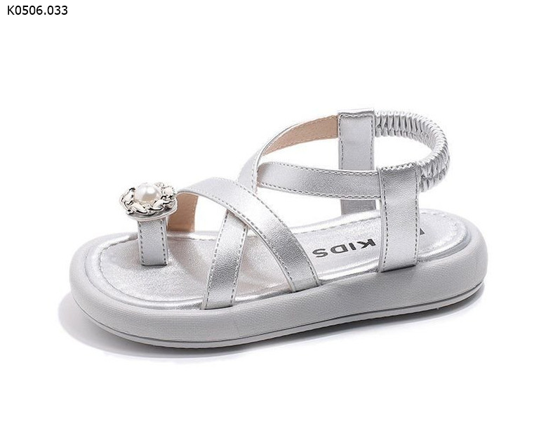 Sandal quai chéo đính ngọc dễ thương