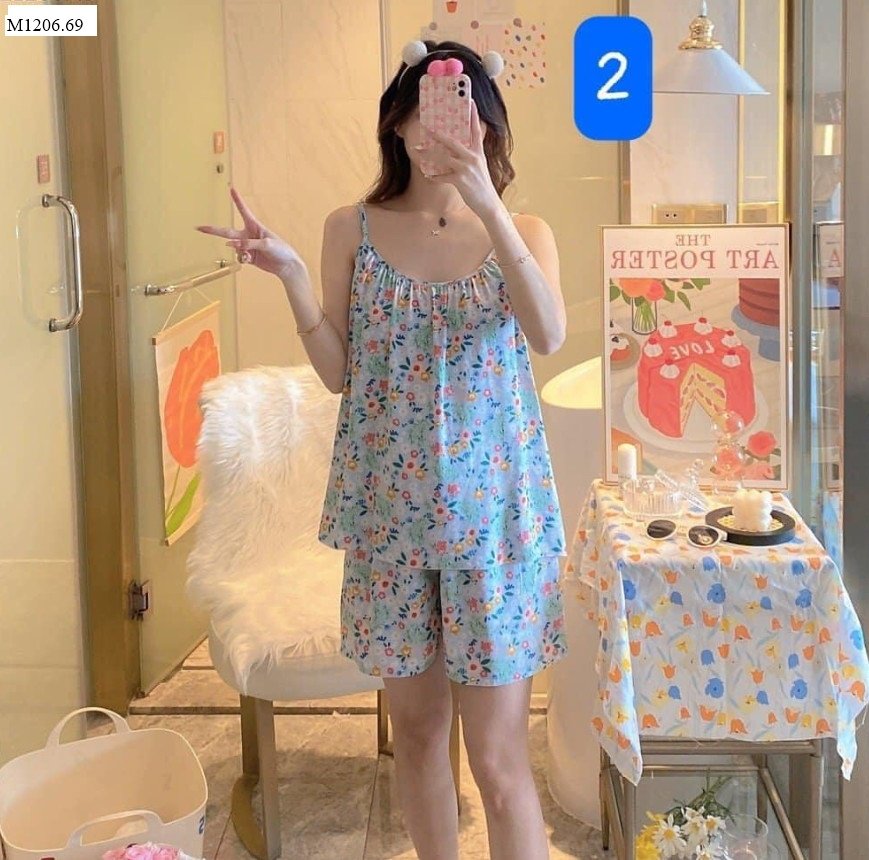 BỘ COTTON 2S MẶC NHÀ 12