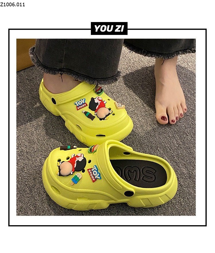 DÉP SỤC CROCS CẬU BÉ BÚT CHÌ