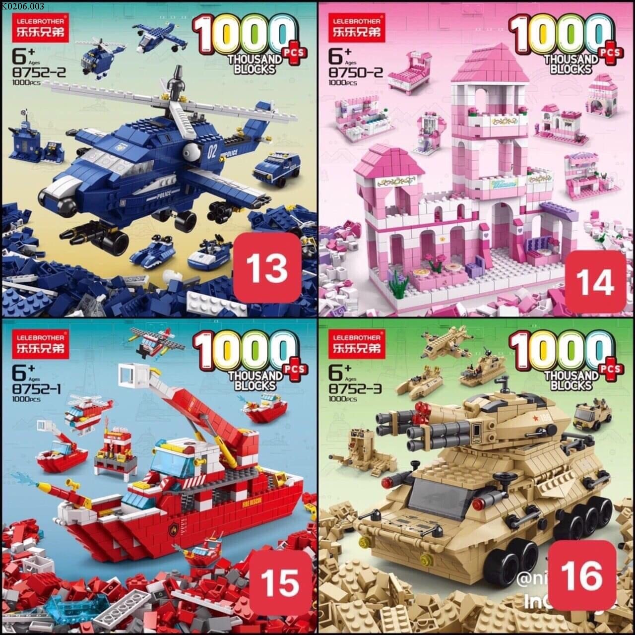 SET LEGO 1000 CHI TIẾT