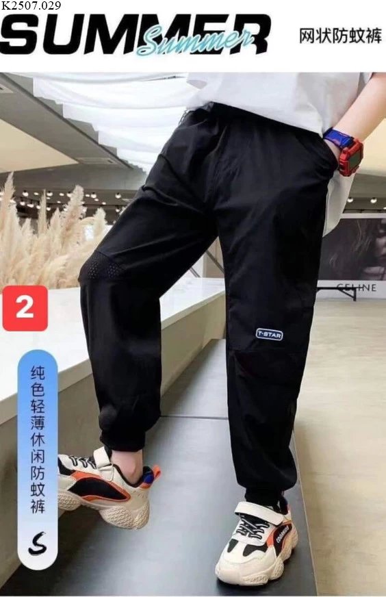 QUẦN JOGGER BÉ TRAI SIZE ĐẠI