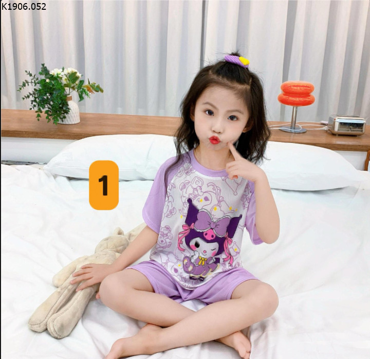 BỘ COTTON HOẠT HÌNH MẶC NHÀ CHO BÉ