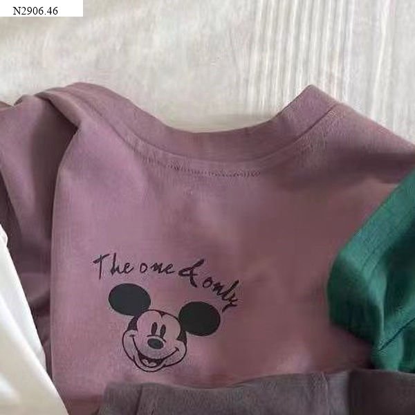 ÁO CỘC TAY MICKEY CHO BÉ