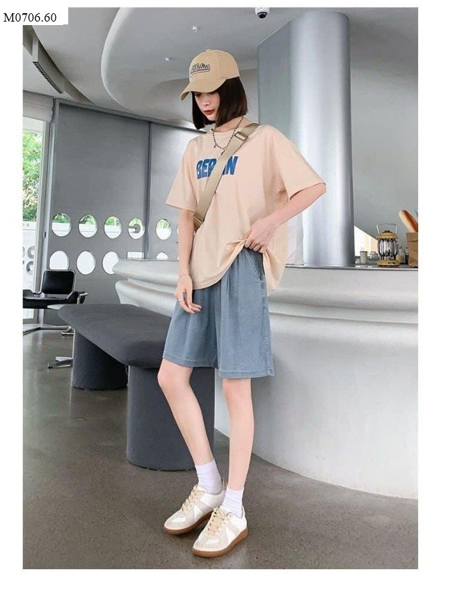 QUẦN SHORT DENIM TENCEL SIÊU MÁT M