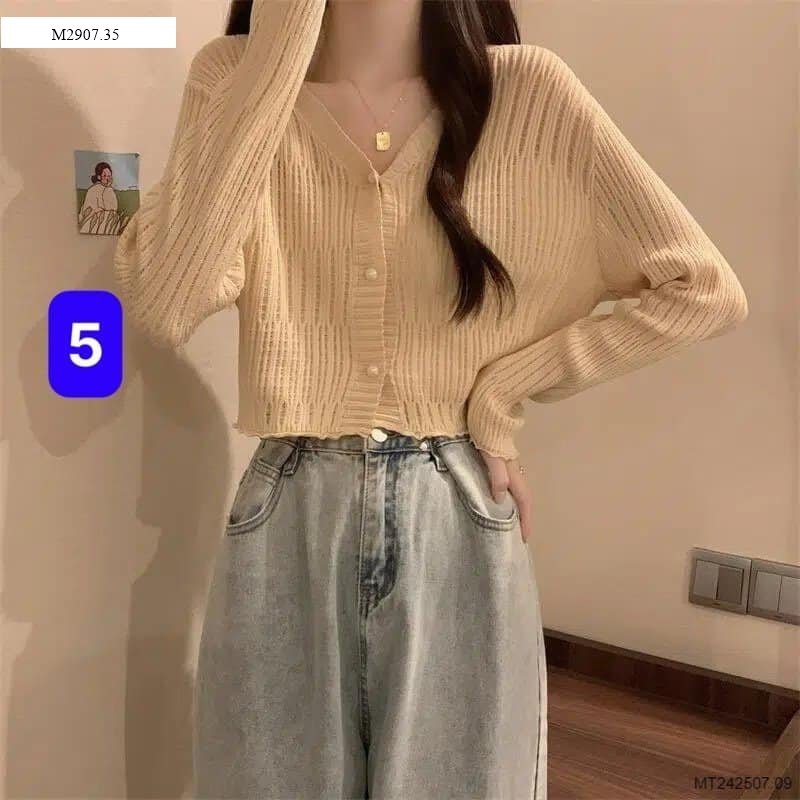 CARDIGAN NỮ LEN DỆT KIM MỎNG