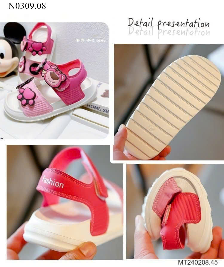 DÉP SANDAL HOẠT HÌNH CUTE CHO BÉ