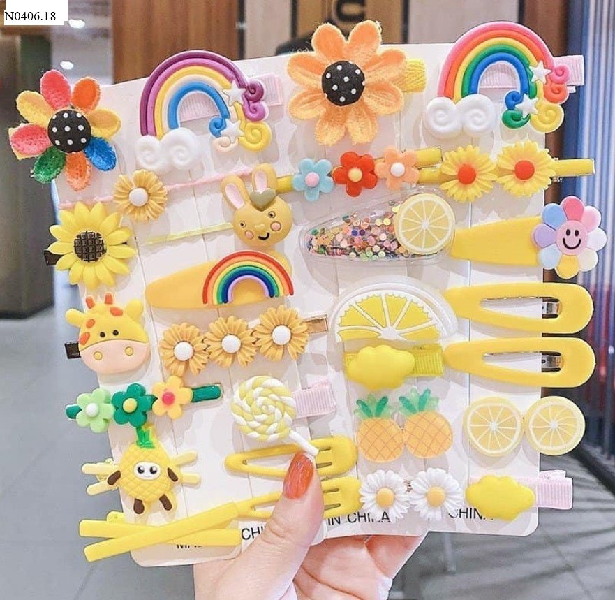 SET 14 KẸP TÓC BÉ GÁI