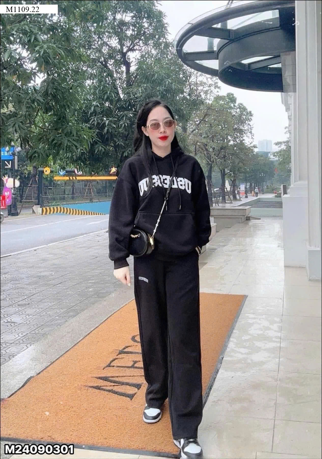 Set bộ nit hoodie nhà Dessu