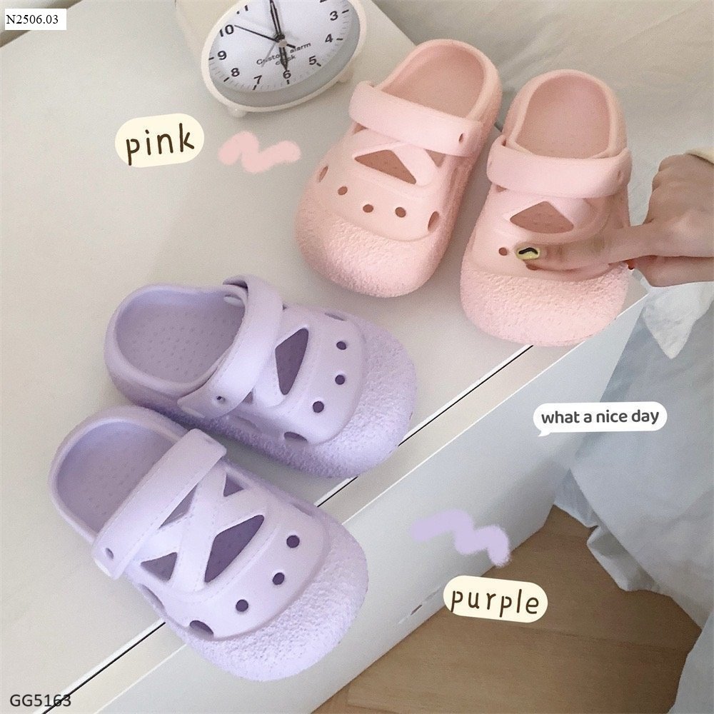 SỤC CROCS TRƠN CHO BÉ