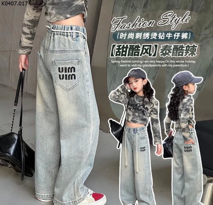 QUẦN JEANS MINMIN CHO BÉ GÁI