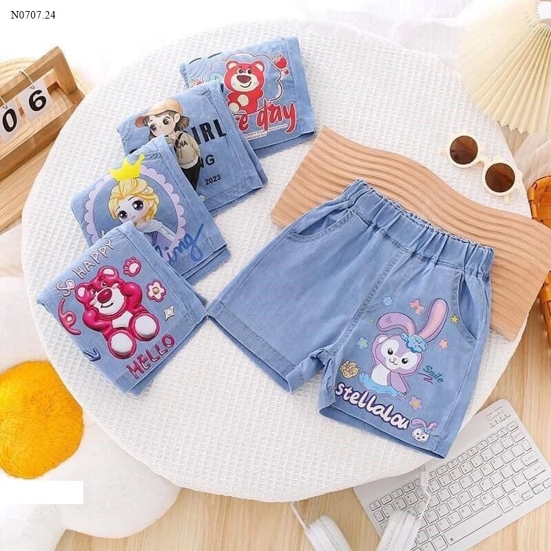 QUẦN SHORT DENIM BÉ