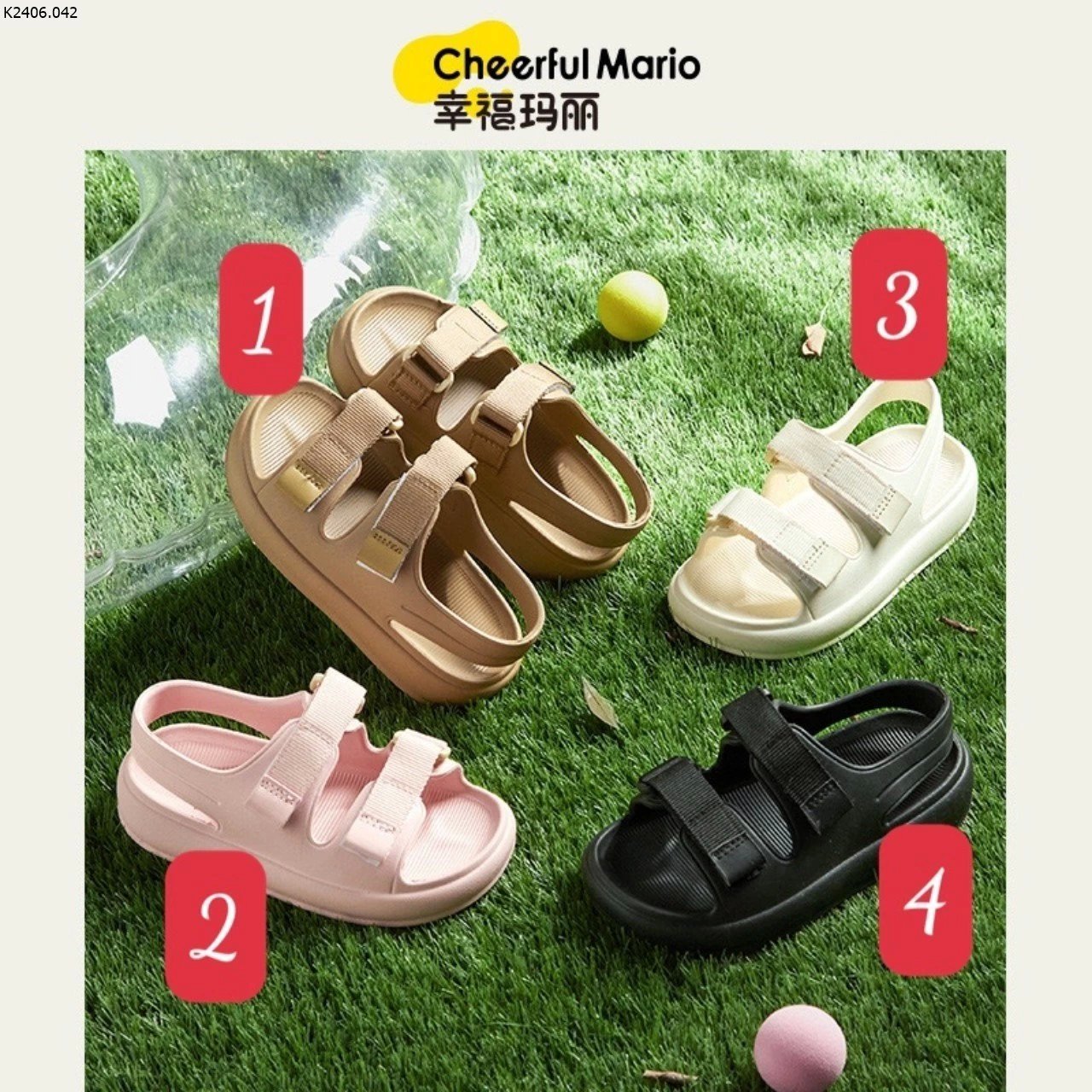 SANDAL CHEERFUL MARIO CHO BÉ