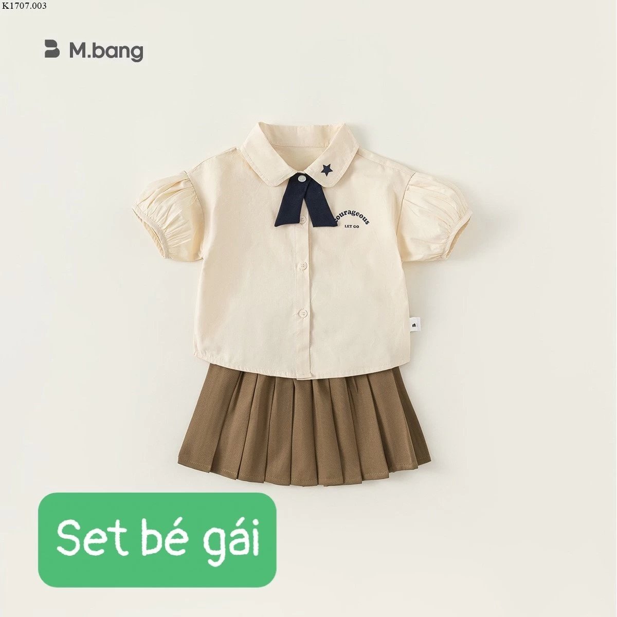 SET ĐI HỌC BÉ TRAI, BÉ GÁI MBANG