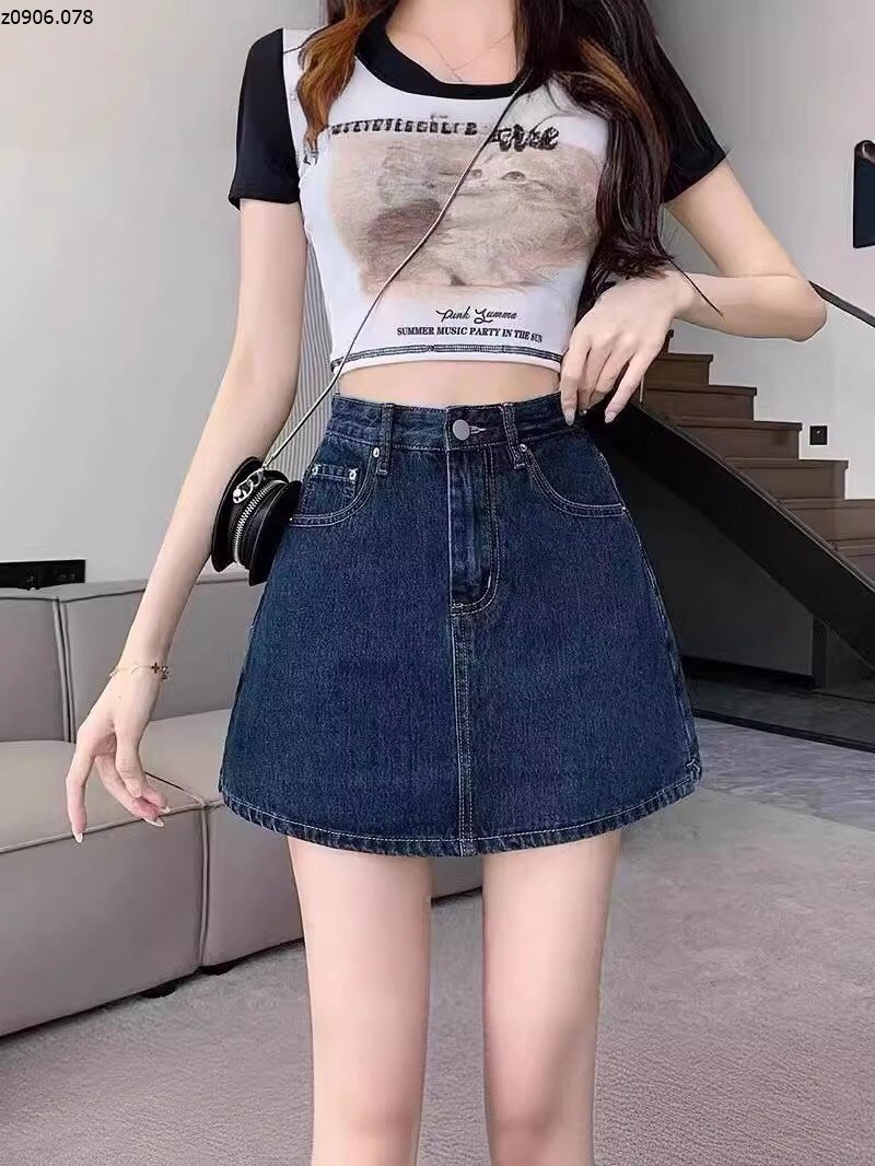 QUẦN SHORT JEAN GIẢ VÁY