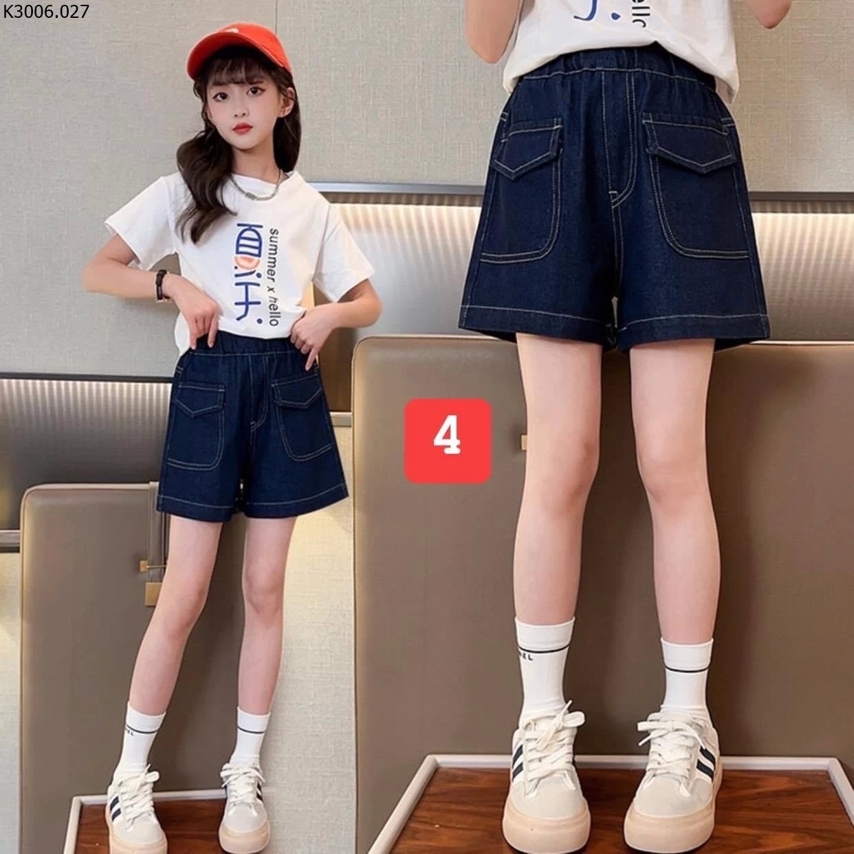 QUẦN SHORT JEAN BÉ GÁI SZ ĐẠI