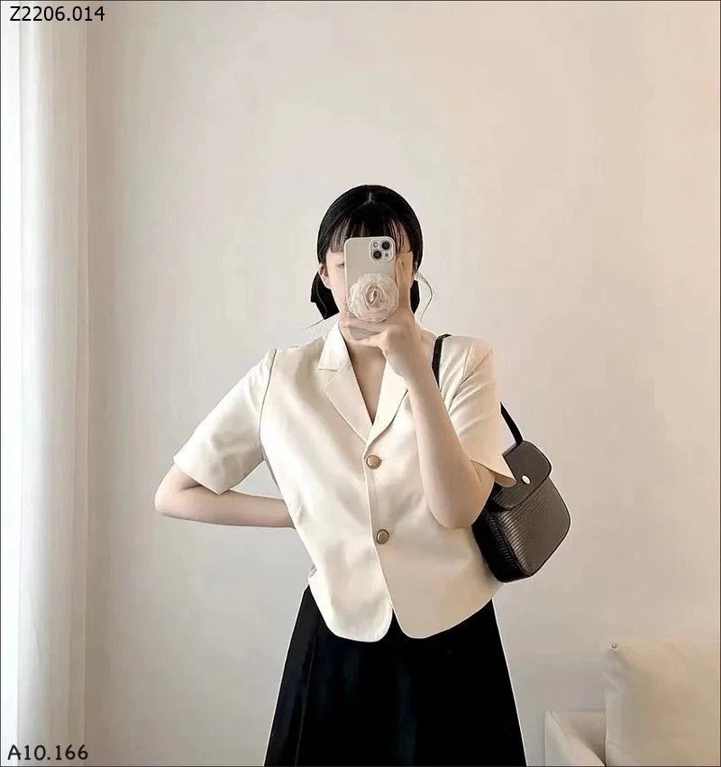 ÁO BLAZER CỘC TAY